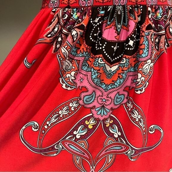 Kiara v-neck short sleeve mini dress western style size Small - Picture 5 of 13